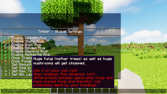 Timber Datapack 1.14.4