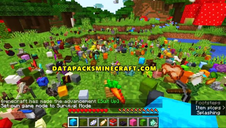 Creeper Rain Datapack Minecraft Data Pack