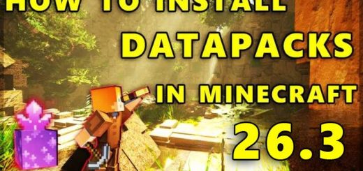 How to Install Data Packs in Minecraft 26.3